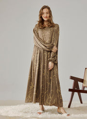 Art Print Maxi Dress – Nap Loungewear Dresses