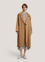 100% Cotton Oversized Trench Coat – Nap Loungewear Outerwear