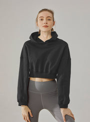 Boxy Cropped Hoodie – Nap Loungewear Tops