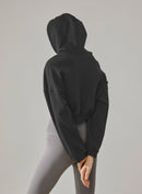Boxy Cropped Hoodie