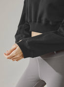 Boxy Cropped Hoodie