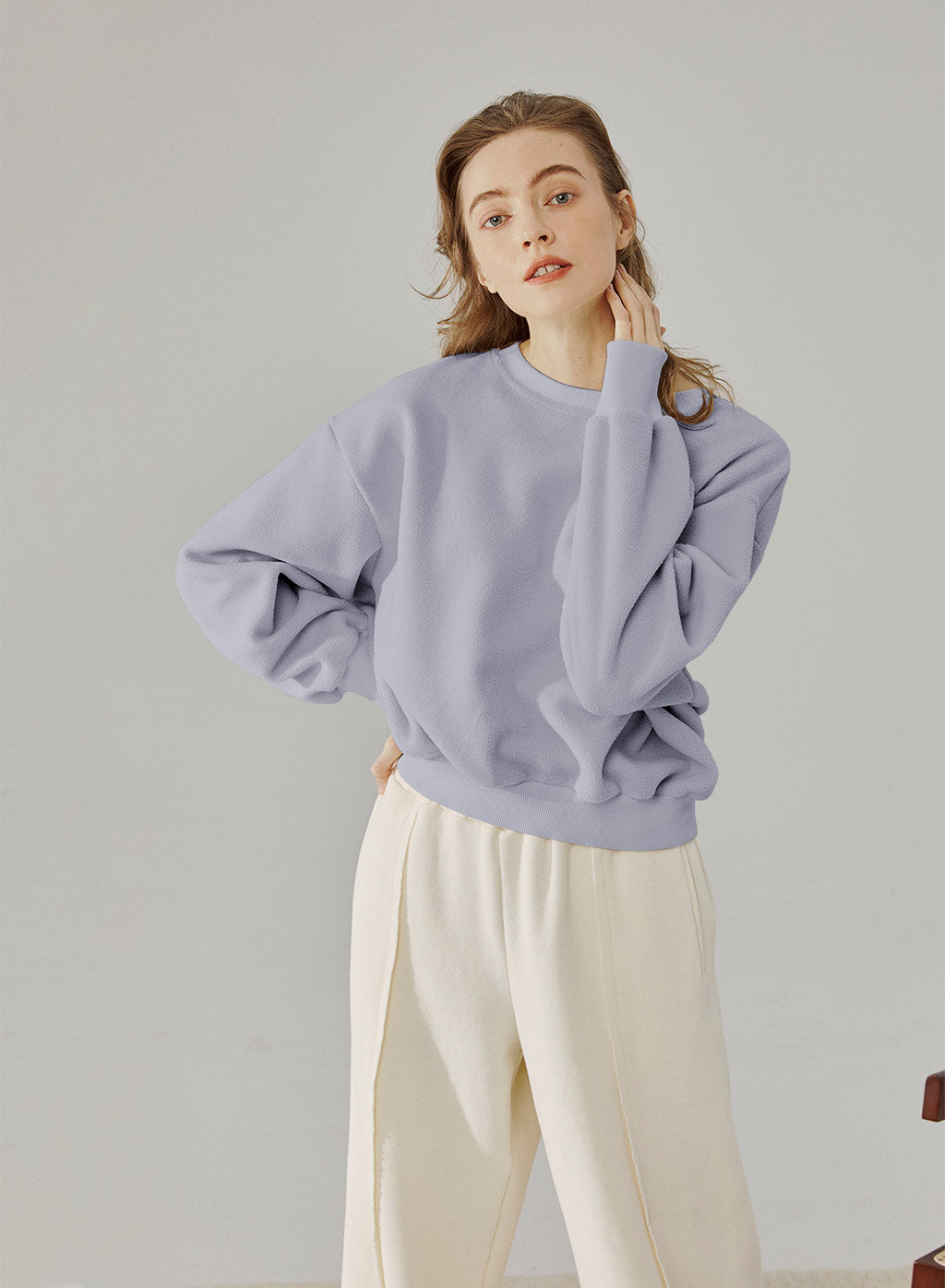 Boxy Fleece Sweatshirt