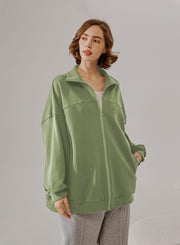 Boyfriend Zip-Up Hoodie