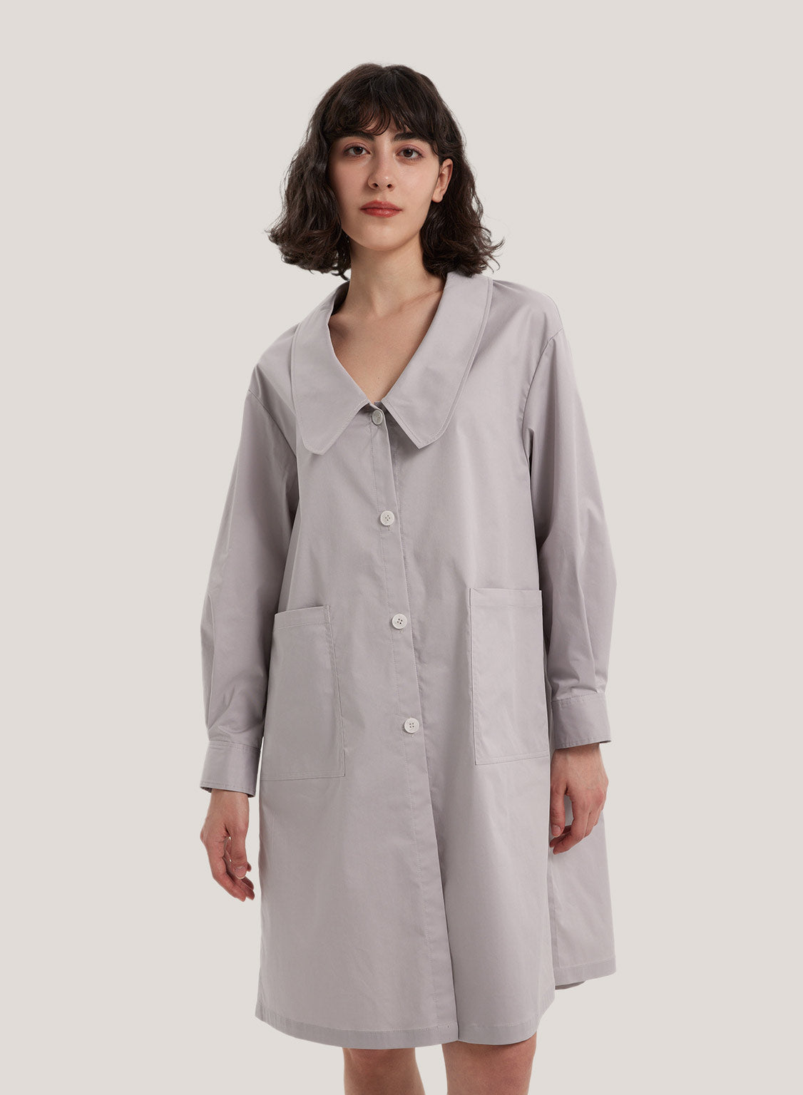 button down shirt dress