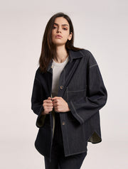 Buttoned Denim Jacket – Nap Loungewear Outerwear