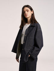 Buttoned Denim Jacket