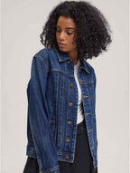 buttoned front denim jacket-positive