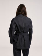 Cargo Belted Denim Jacket