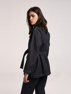 Cargo Belted Denim Jacket