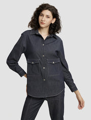 Cargo Denim Shirt – Nap Loungewear Tops