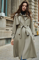 Medium-length Draped Coat