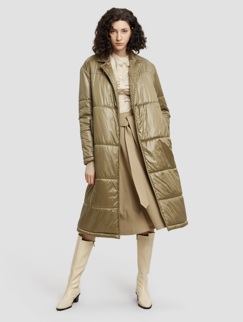 Cotton-padded Long Coat