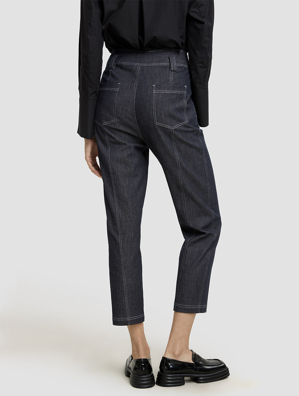 Cropped Tapered Pants