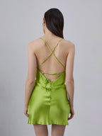 Silk Satin Slip Dress