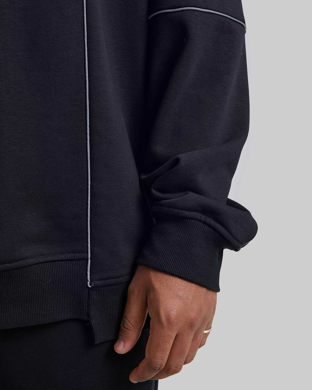 1 × Reflective Stripes Sweatshirt