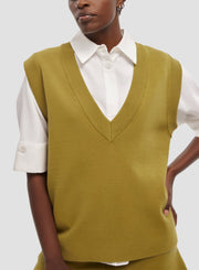 Deep V-Neck Knit Vest – Nap Loungewear Outerwear
