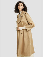 Double-breasted Straight Trench Coat