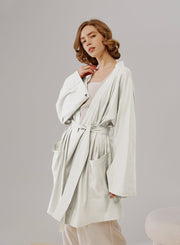 Flowy Linen Robe – Nap Loungewear Sleepwear & Loungewear