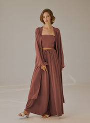 Flowy Open-Front Cardigan