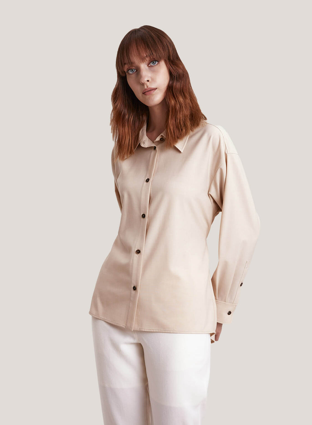 GH Slim-Fit Wool-Blend Shirt