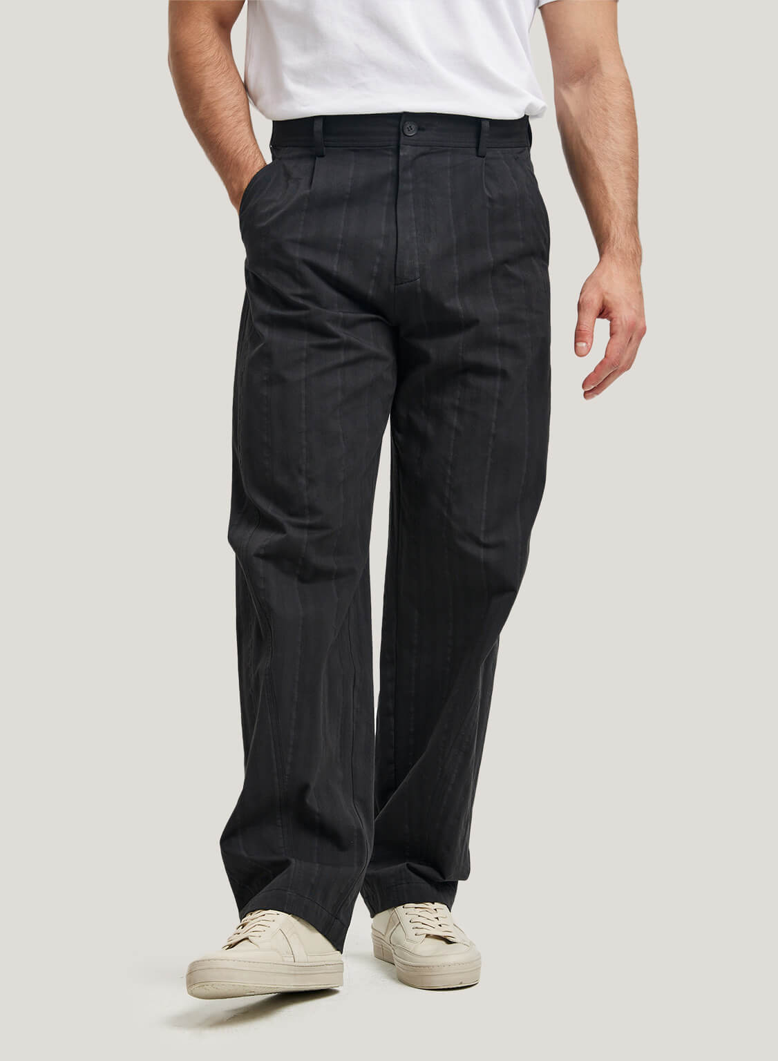 GH Straight-Leg 100% Cotton Trousers