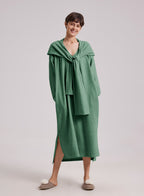 NAP Hooded Scarf Sweatshirt Dress