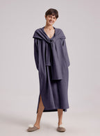 NAP Hooded Scarf Sweatshirt Dress