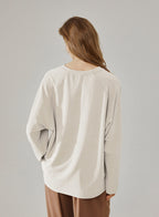 Long-Sleeve Modal Top