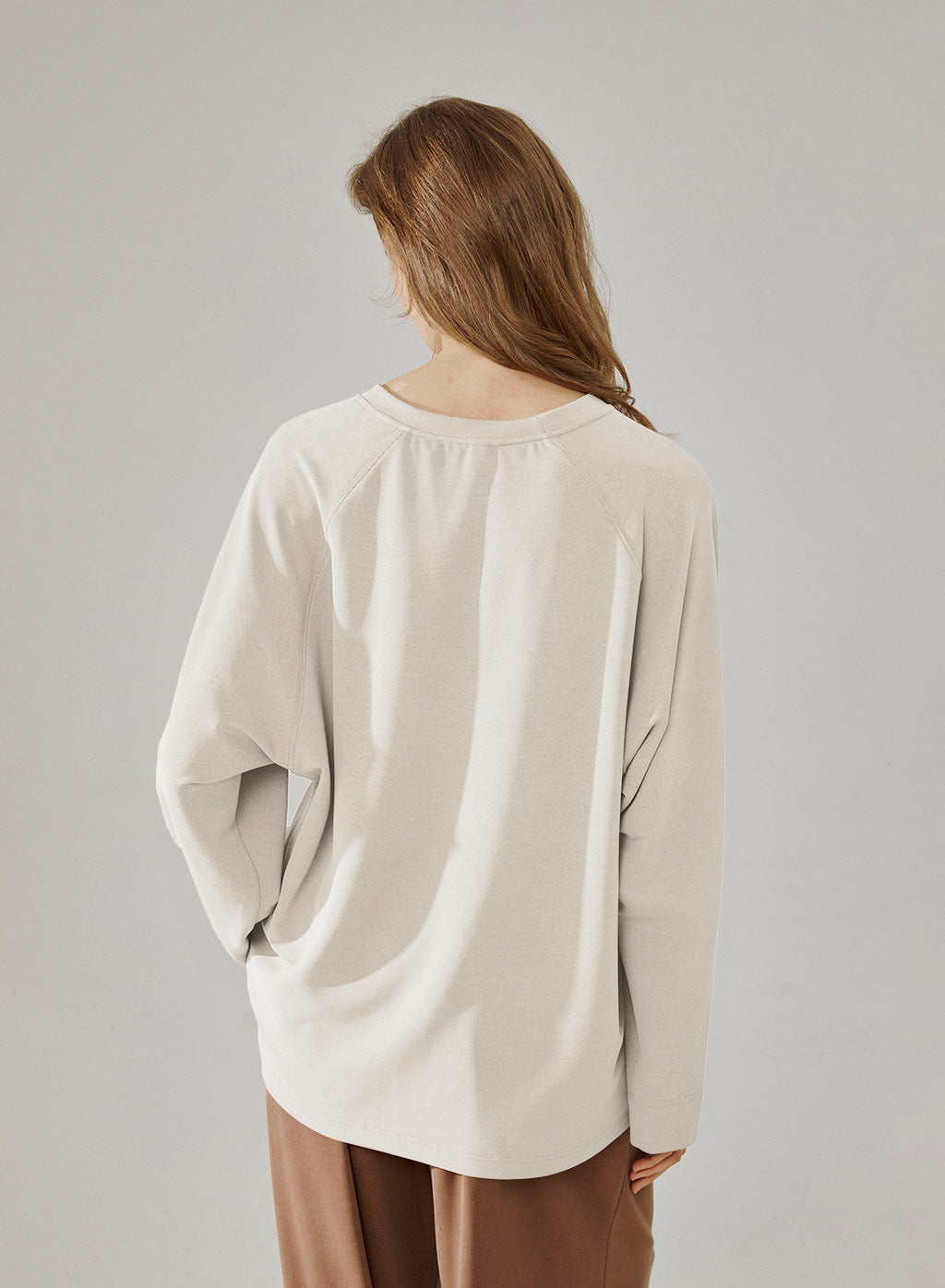 Long-Sleeve Modal Top