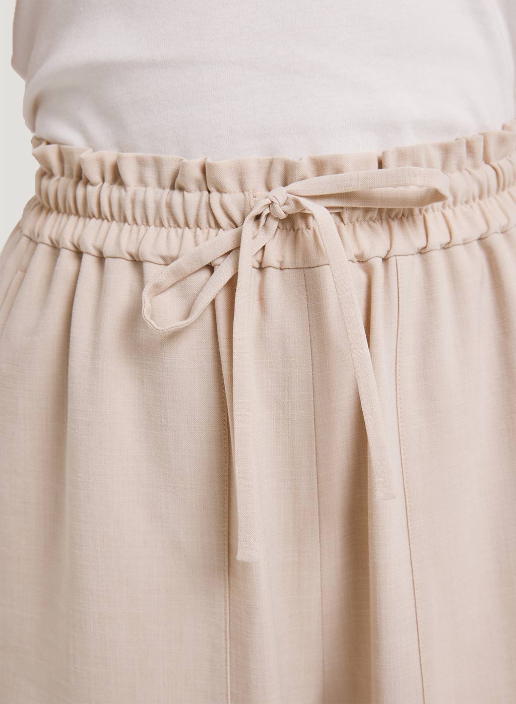 Side Pocket Wide-Leg Pants