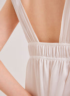 Angel Silk Satin Mini Dress