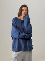 Oversized Crew Neckline Sweatshirt