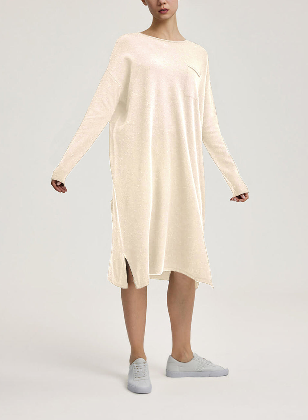 Oversized Wool Dress