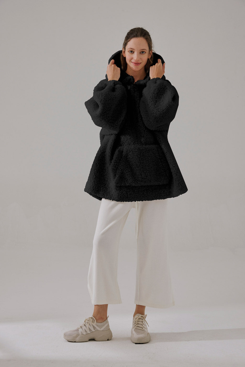 Pouch Pocket Fleece Hoodie