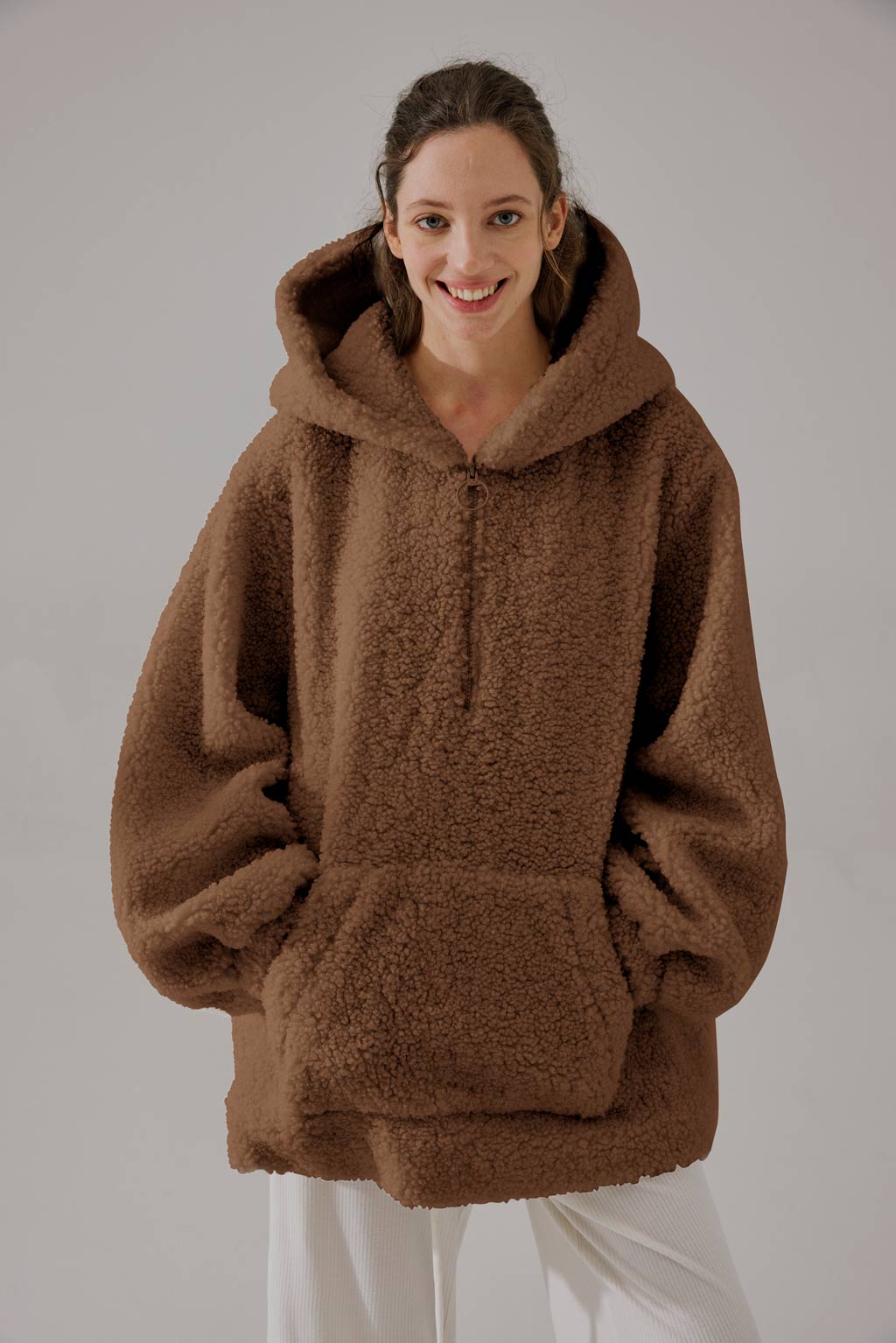 Pouch Pocket Fleece Hoodie