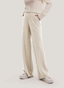 Ribbed Yak Wool Trousers