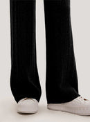Ribbed Yak Wool Trousers