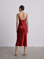 Sandwashed Silk Maxi Slip Dress