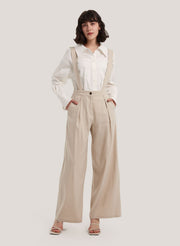 pants with straps