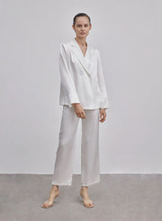 Center Crease Tuxedo Trousers – Nap Loungewear Bottoms