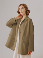 Single-Breasted Oversize Blazer