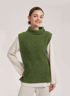 Sleeveless High Neck Top