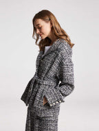 Tweed Belted Coat
