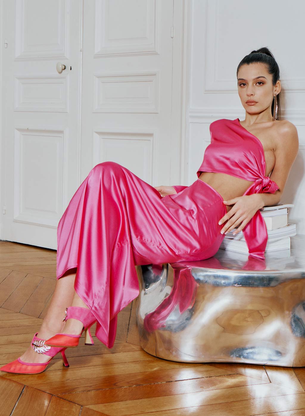 Pink Palace Silk Dress