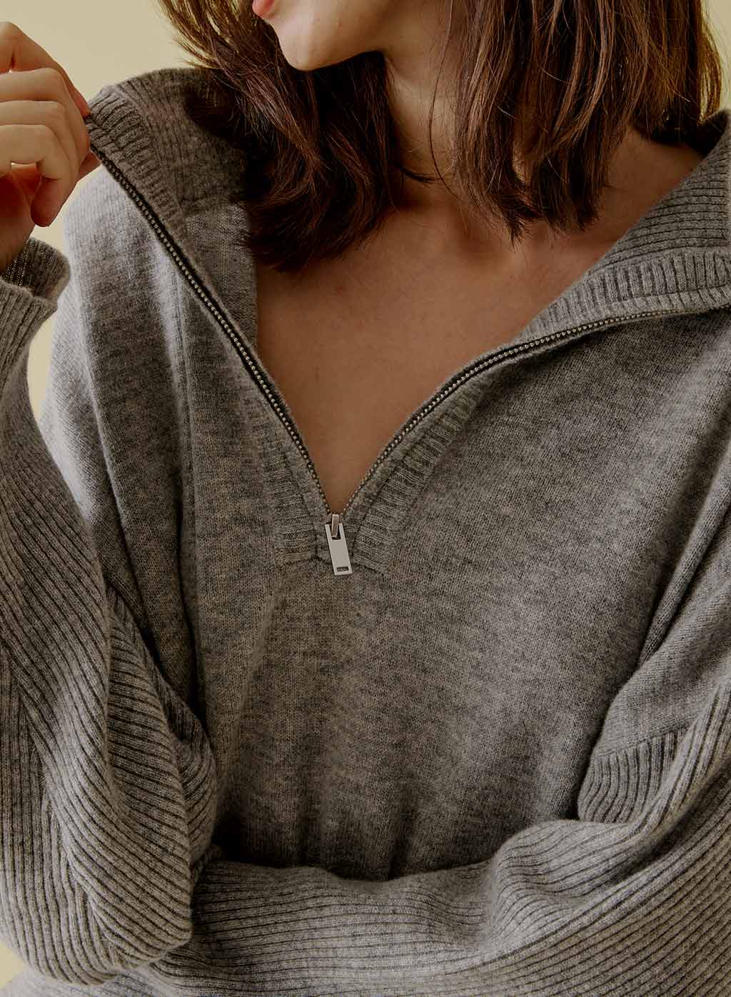 Wool-Cashmere Polo Dress