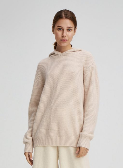 cashmere hooded sweater