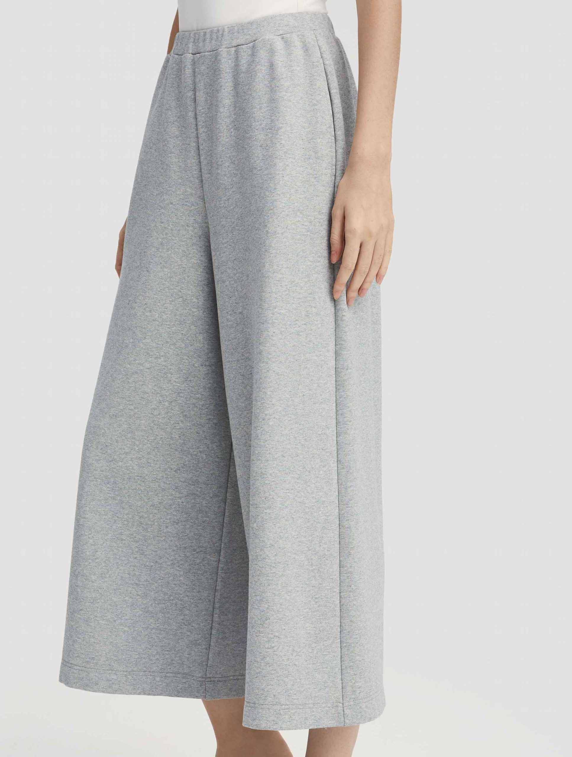 cotton wide leg sweatpants