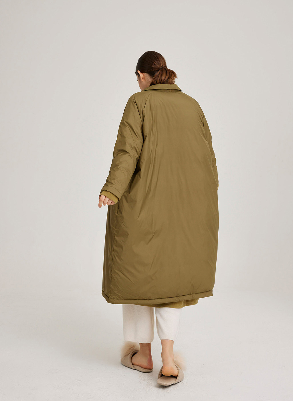 Ultra-Light Jacket | Women Long Down Coat | Nap Loungewear