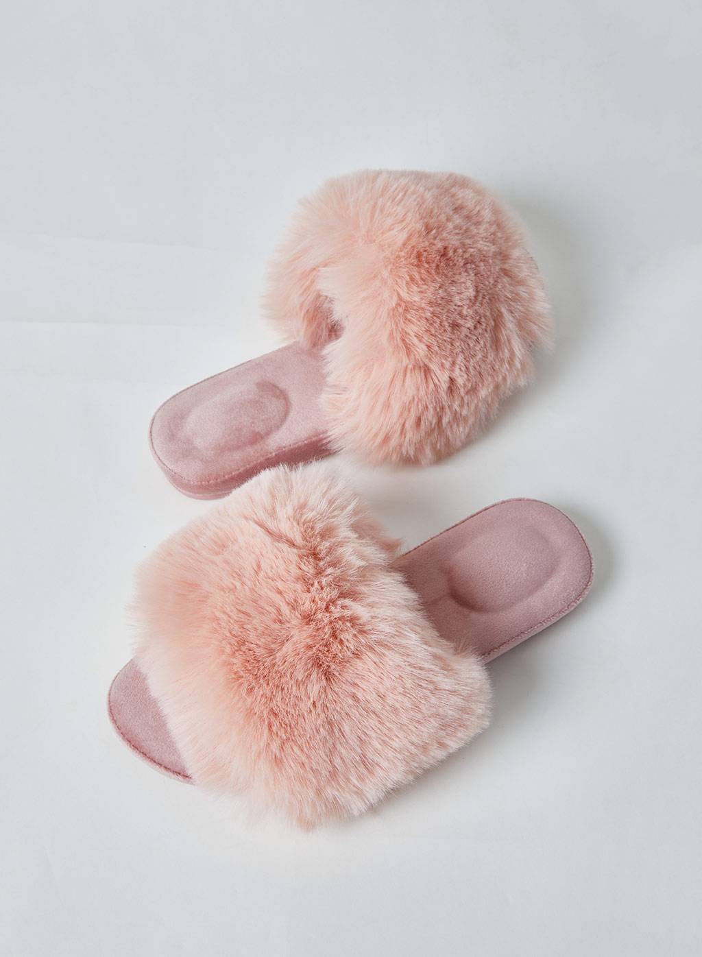 Winter Cute House Slippers Big Fluffy Women Faux Fur Fuzzy Slides Bedroom  Soft Anti-slip Sole Warm Plush Shoes Furry Chaussure - Women's Slippers -  AliExpress