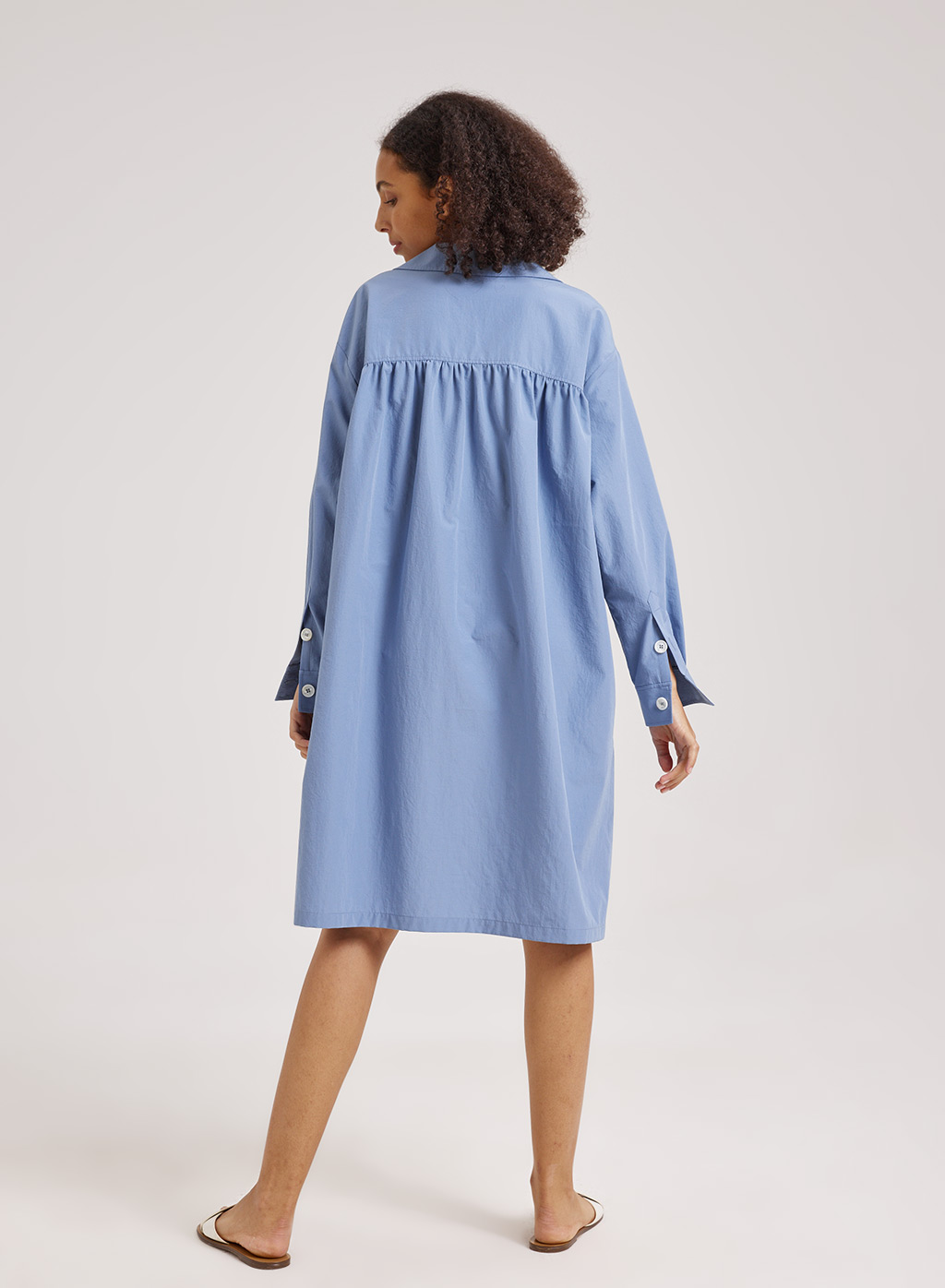 Statement Collar Midi Dress | Lounge Pajama | Nap Loungewear